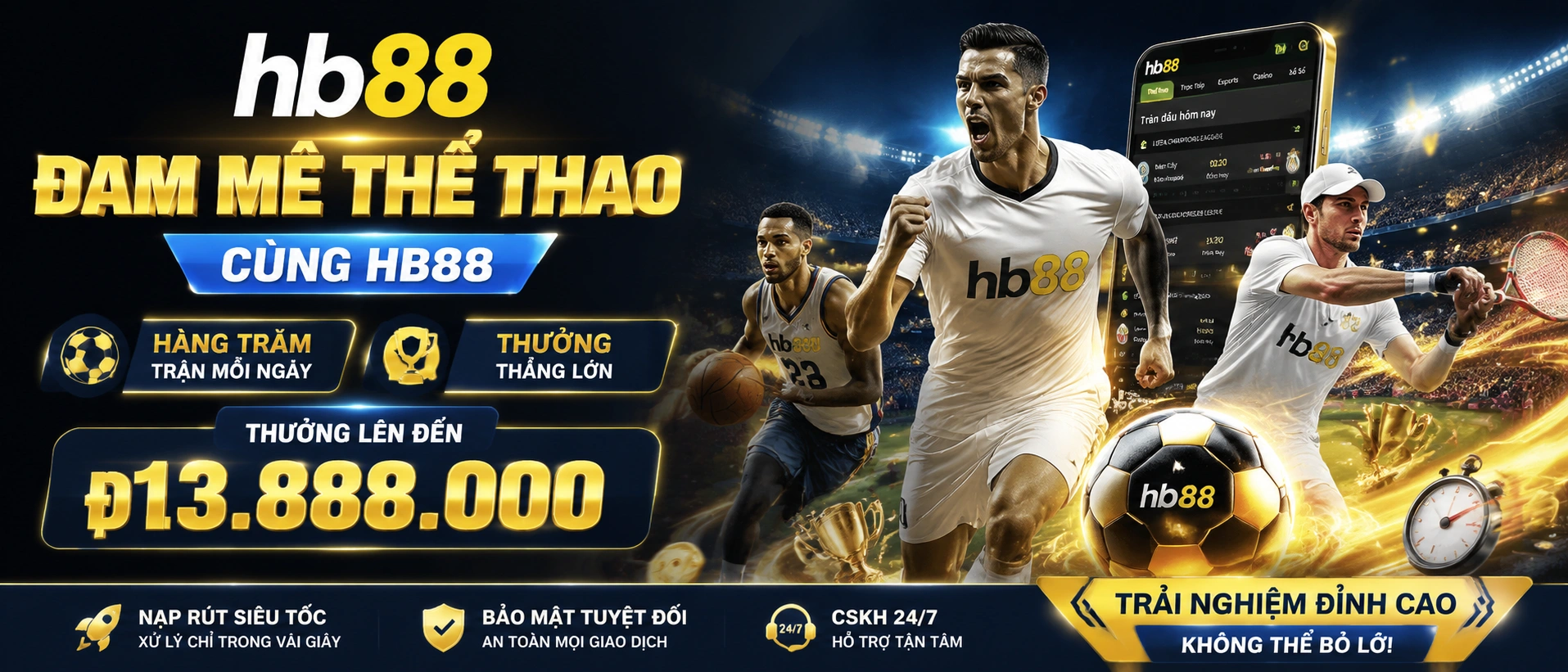 Giao diện Cá Cược Thể Thao với lịch thi đấu và kết quả thể thao